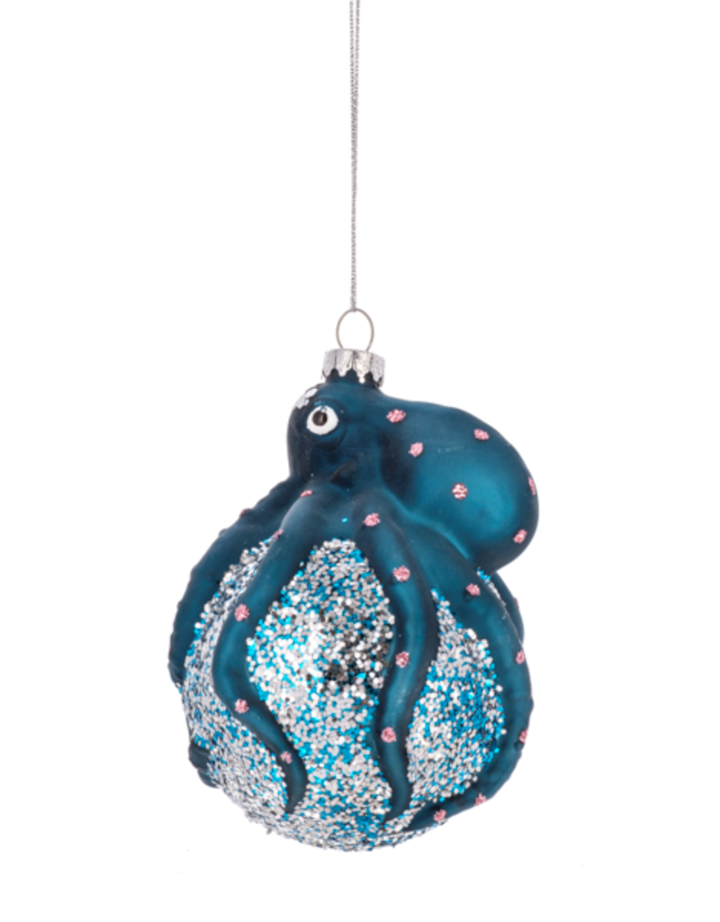Ganz Glass Octopus Ornament