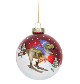 Ganz Glass T-Rex Ornament