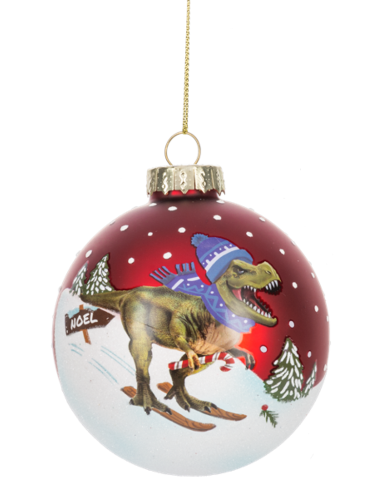 Ganz Glass T-Rex Ornament