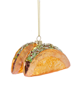 Ganz Glass Taco Ornament