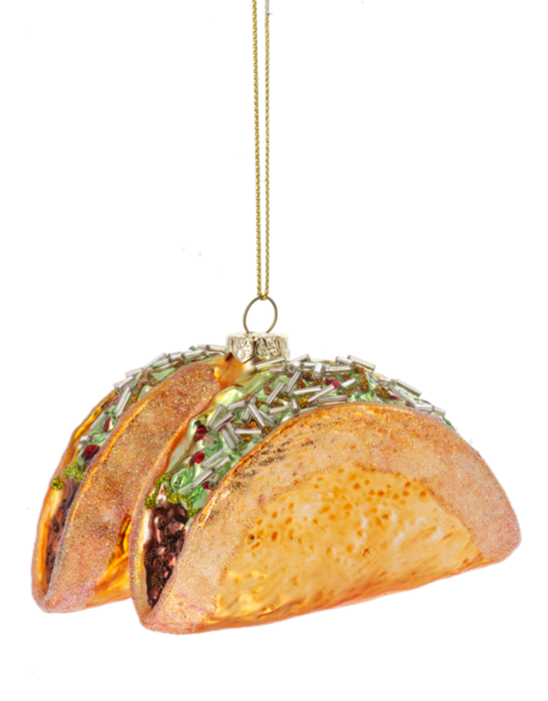 Ganz Glass Taco Ornament