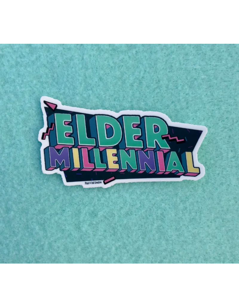 Pixel & Ink Creative Sticker |  Elder Millennial