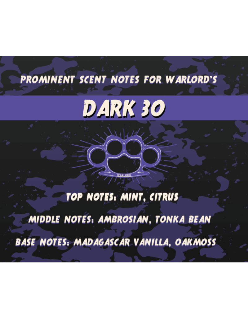Warlord Warlord Eau de Parfum | Dark 30 | 3.38 oz