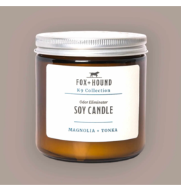 Fox + Hound Odor Eliminator Soy Candle | Magnolia & Tonka