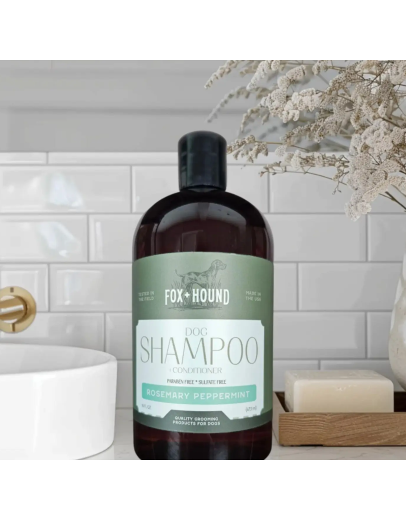 Fox + Hound Dog Shampoo +  Flea & Tick Repellant - Rosemary & Peppermint