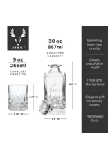 Viski Admiral Whiskey Decanter & Tumbler Set