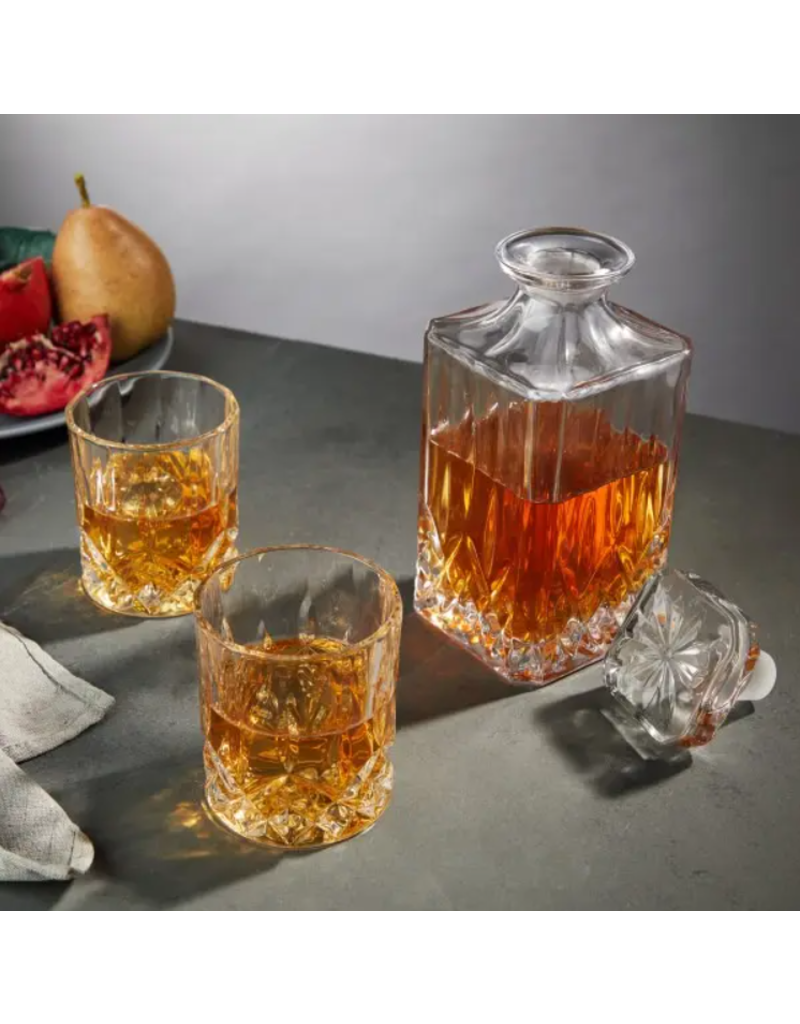 Viski Admiral Whiskey Decanter & Tumbler Set