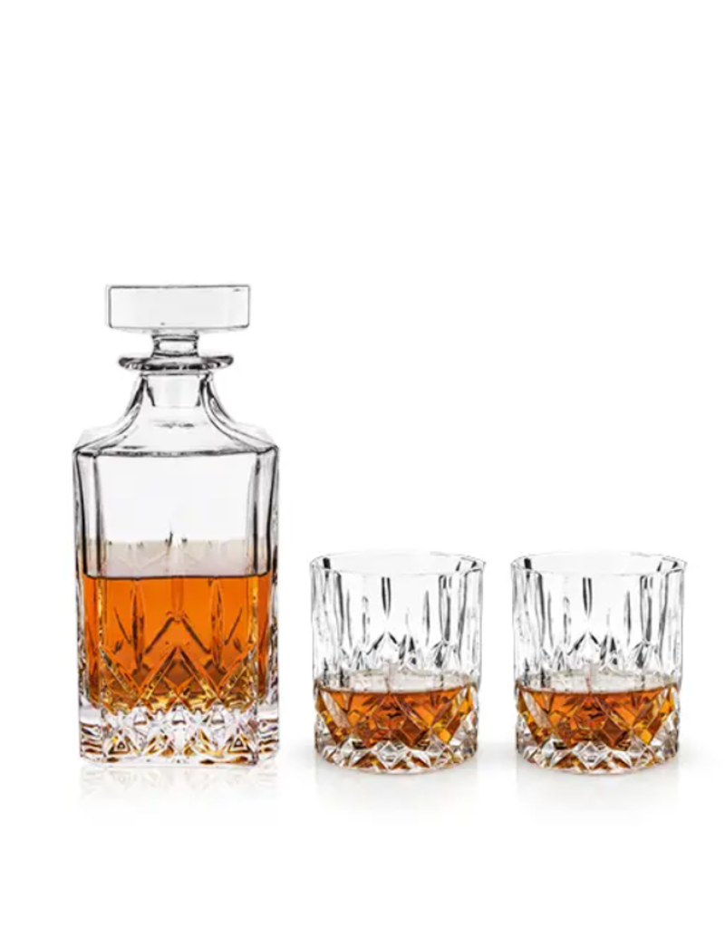 Viski Admiral Whiskey Decanter & Tumbler Set