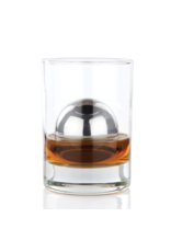 Viski Glacier Rocks | 1 Large Sphere | Stainless Steel