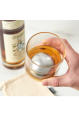 Viski Glacier Rocks | 1 Large Sphere | Stainless Steel