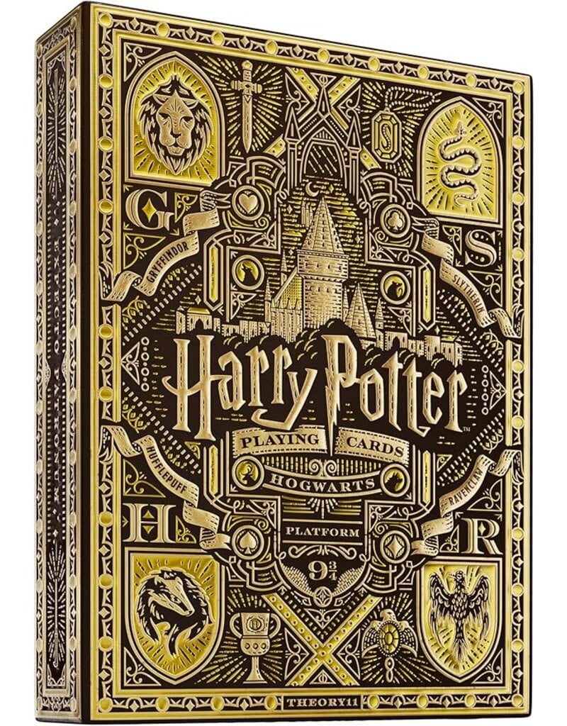 Theory11 Theory11 Playing Cards | Harry Potter |   Yellow (Hufflepuff)