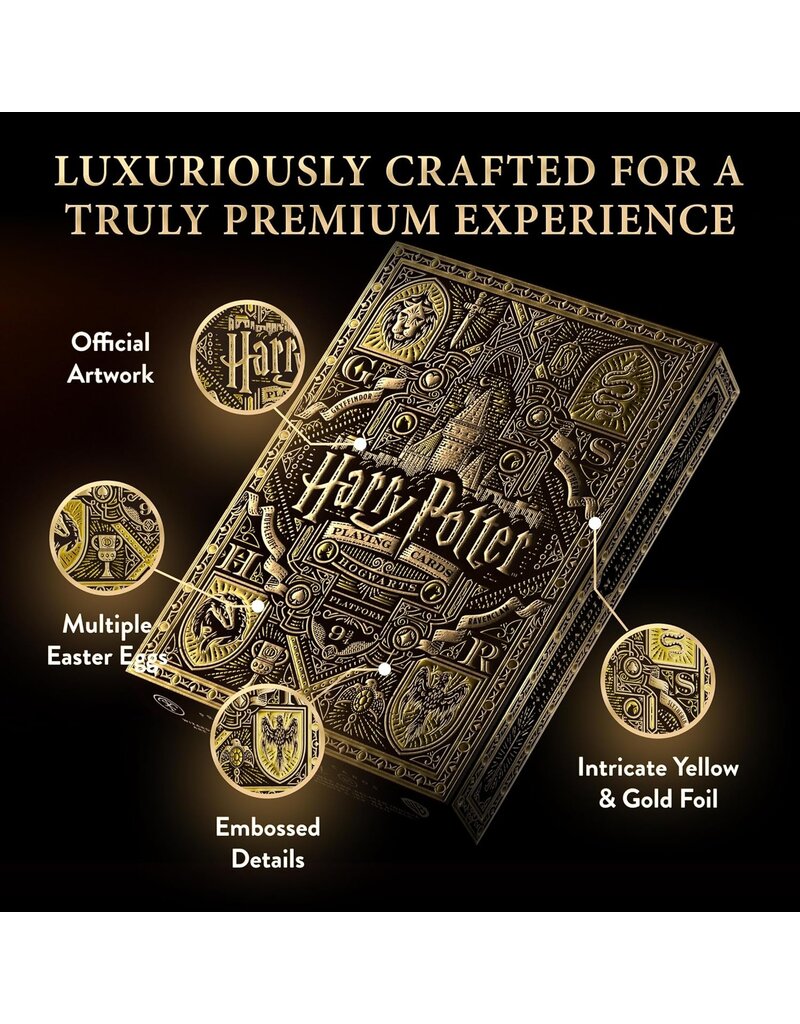 Theory11 Theory11 Playing Cards | Harry Potter |   Yellow (Hufflepuff)