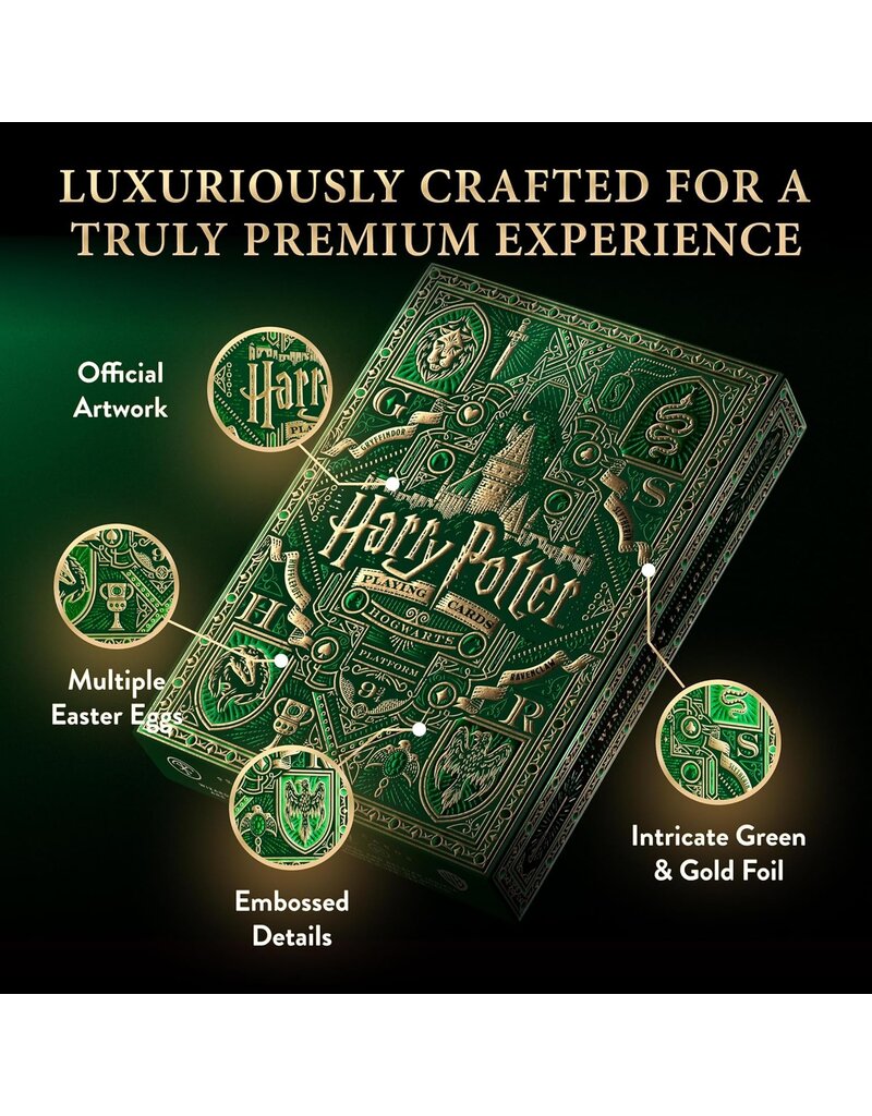 Theory11 Theory11 Playing Cards | Harry Potter | Green (Slytherin)