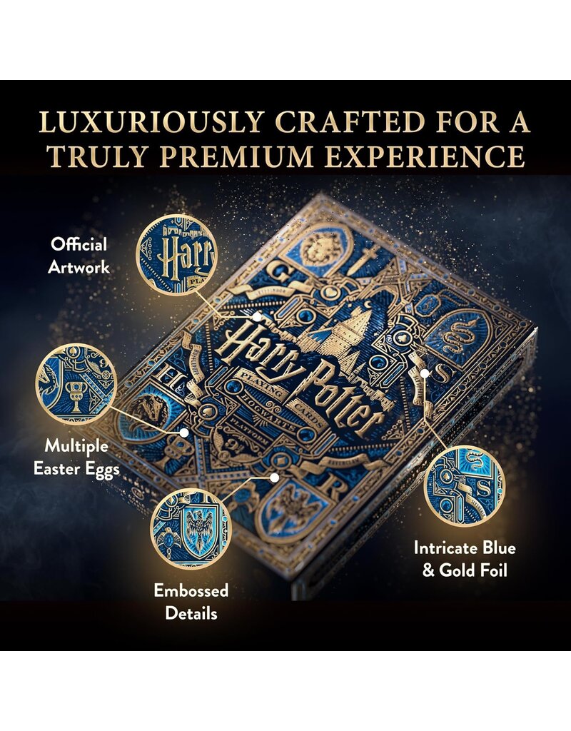 Theory11 Theory11 Playing Cards | Harry Potter | Blue (Ravenclaw)