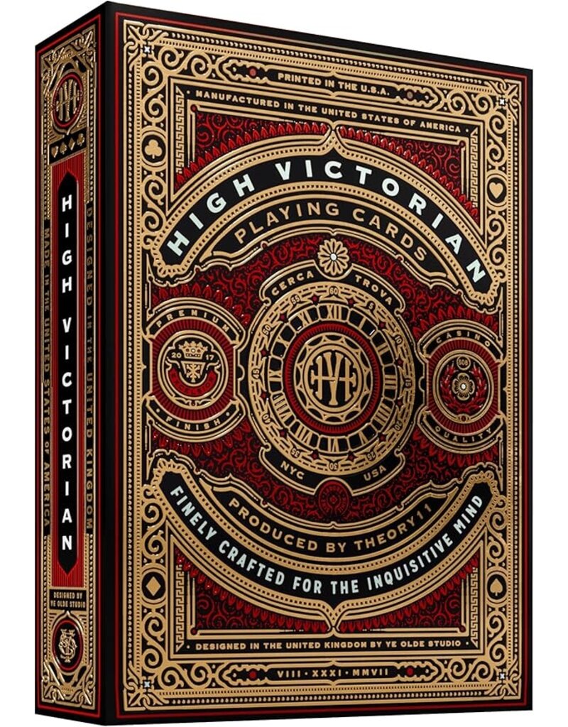 Theory11 Theory11 Playing Cards | High Victorian | Red