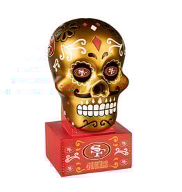San Francisco 49ers Sugar Skull Statue