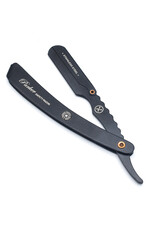 Parker Parker Straight Edge Razor - Heavy Duty Stainless Steel W/ Black Finish