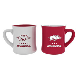 Ceramic Mug Set | 10 oz | University of Arkansas Razorbacks