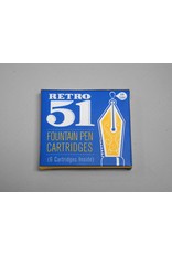 Retro 51 Retro51 Fountain Pen Cartridge Refill - Blue or Black