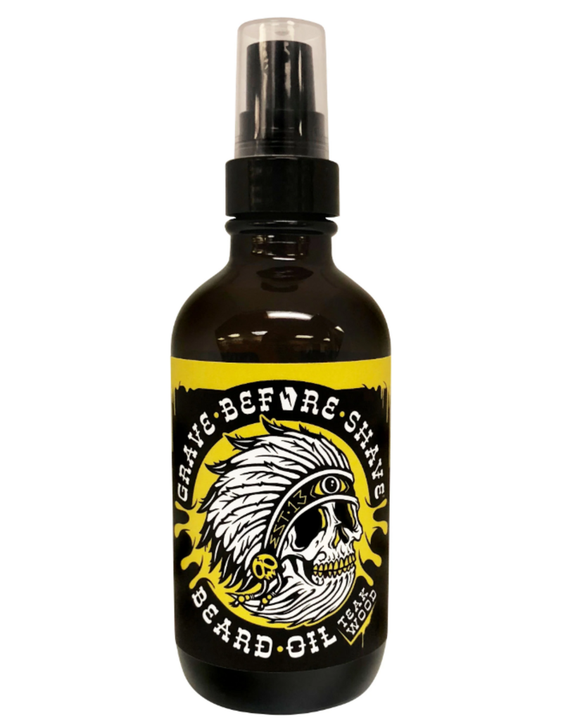 Grave Before Shave Grave Before Shave 4 oz. Beard Oil - Teakwood