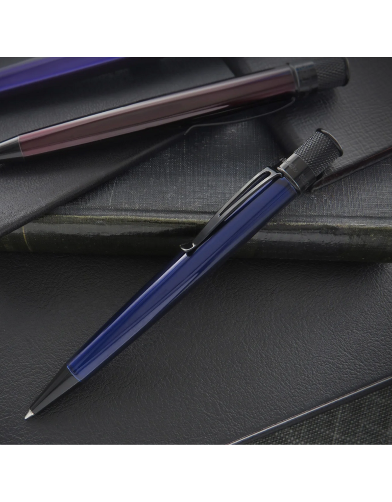 Retro 51 Retro 51 | Rollerball Pen | Stealth Lacquer | Blue Black