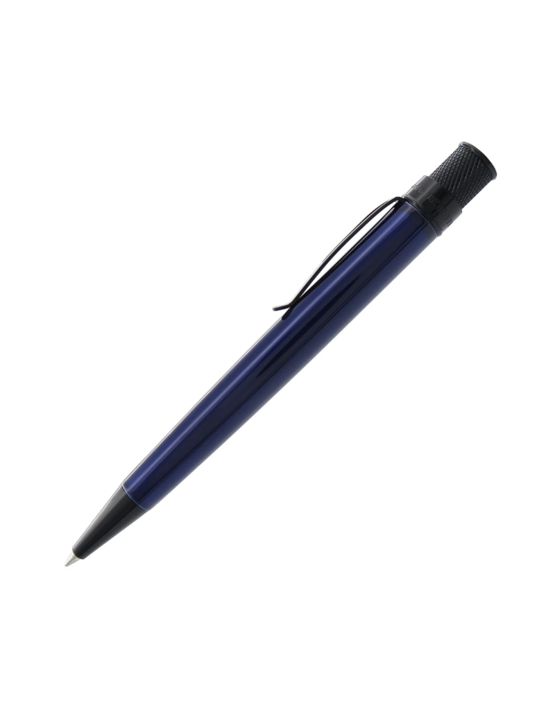 Retro 51 Retro 51 Stealth Lacquer Rollerball Pen | Blue Black
