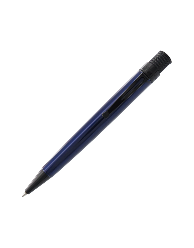 Retro 51 Retro 51 Stealth Lacquer Rollerball Pen | Blue Black