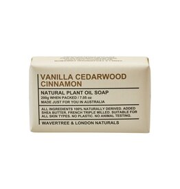 Australian Natural Soap Wavertree & London Bath Soap | Vanilla Cedarwood Cinnamon Bath Soap