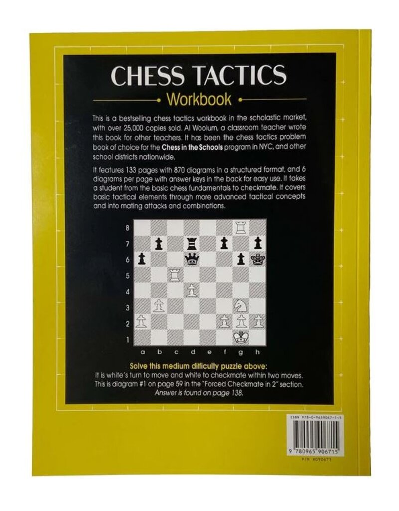 Chess Tactics Workbook | by Al Woolum