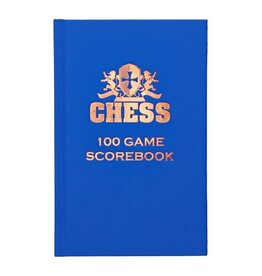 Hardcover Chess Scorebook & Notation Pad | Blue
