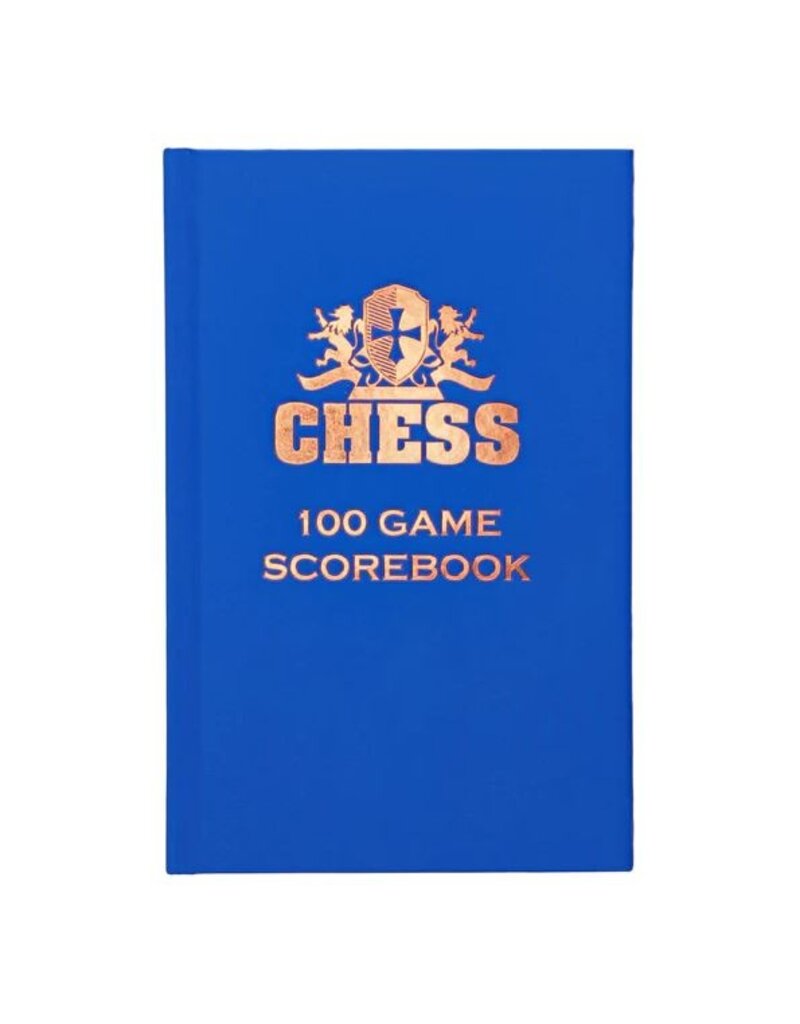 Hardcover Chess Scorebook & Notation Pad | Blue
