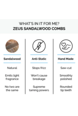 Zeus Zeus Mustache Comb | Sandalwood