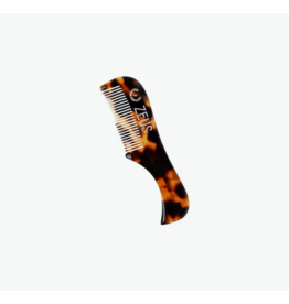Zeus Zeus Mustache Comb | 3" Tortoiseshell