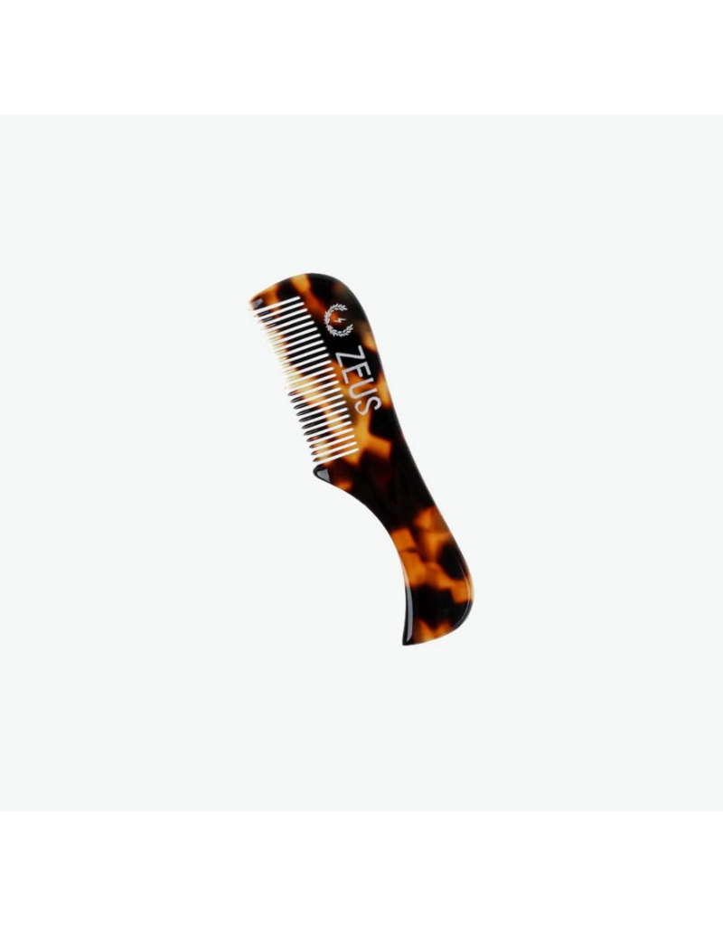 Zeus Zeus Mustache Comb | 3" Tortoiseshell