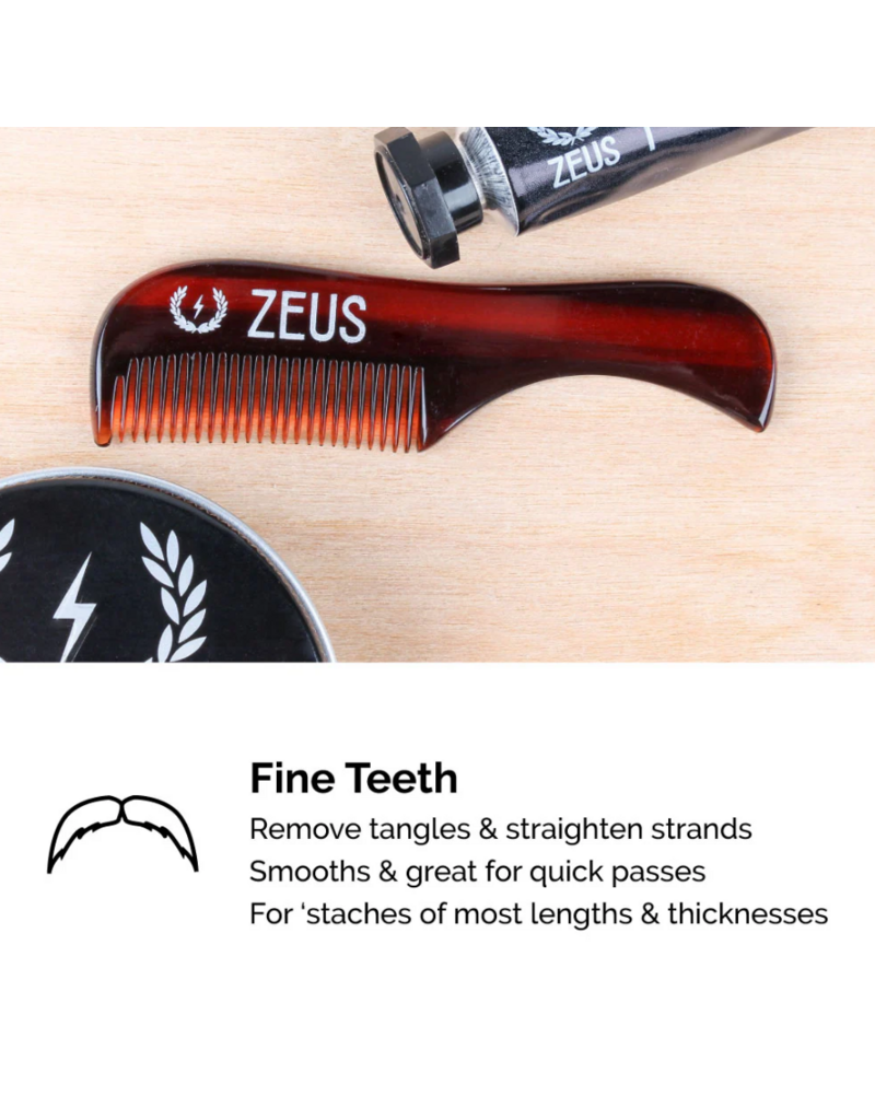 Zeus Zeus Mustache Comb | 3"