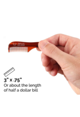 Zeus Zeus Mustache Comb | 3"