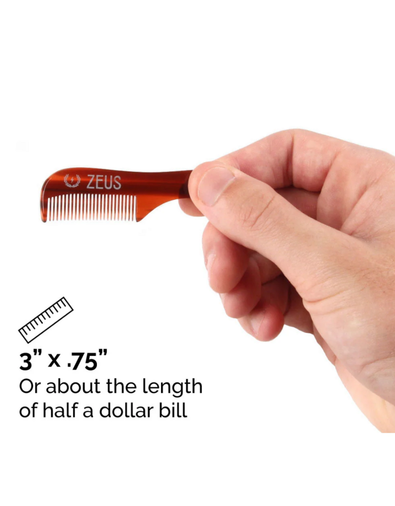 Zeus Zeus Mustache Comb | 3"