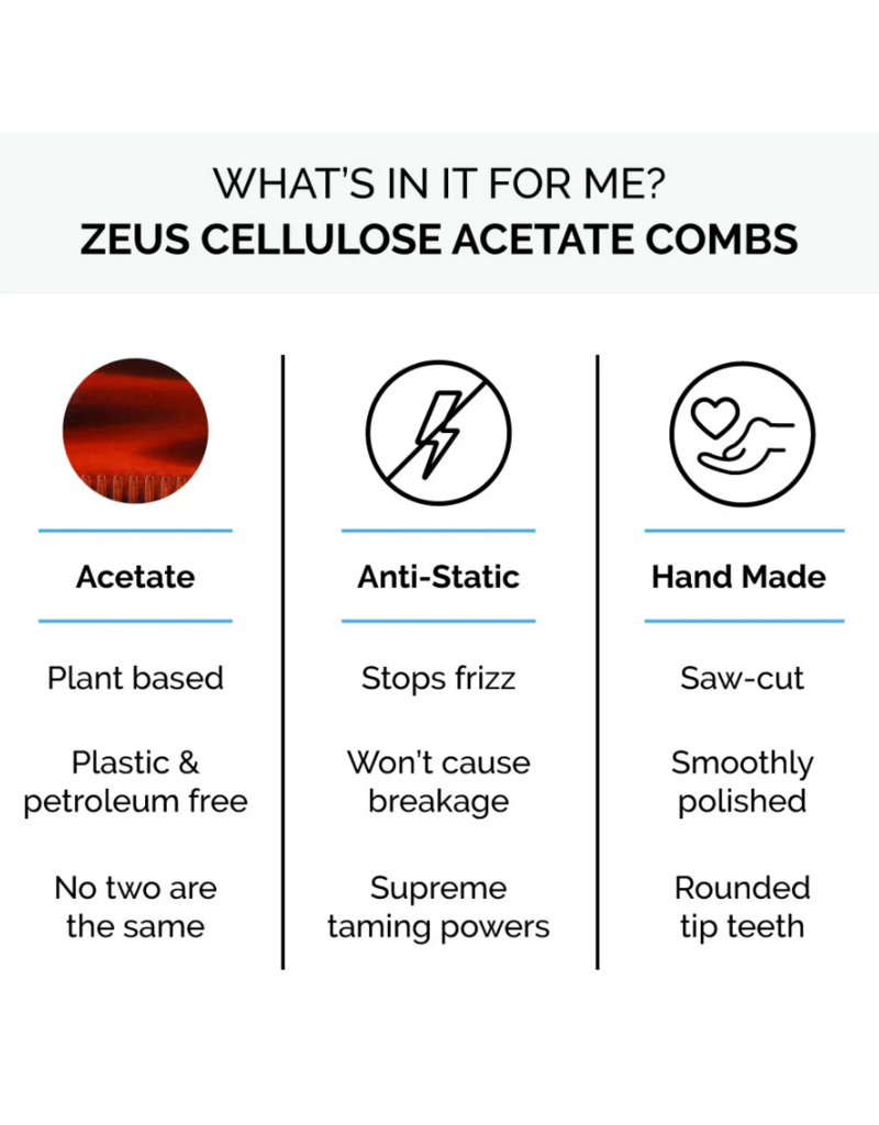Zeus Zeus Mustache Comb | 3"