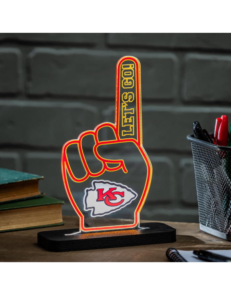 DeskLite Kansas City Chiefs Foam Finger Light