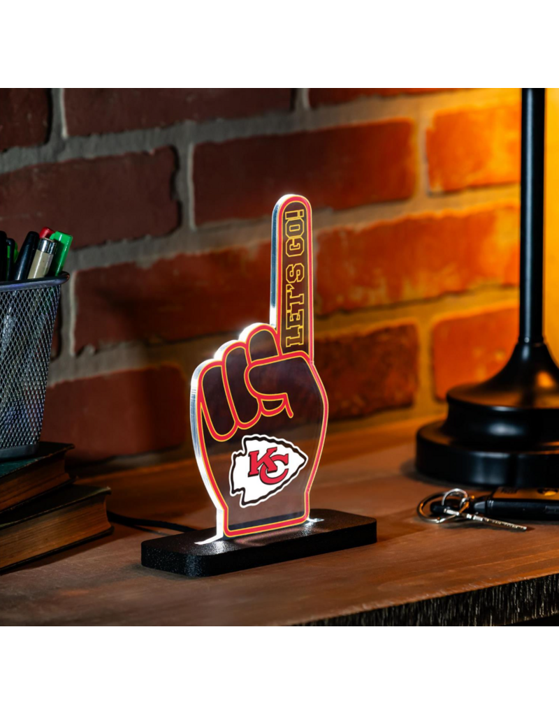 DeskLite Kansas City Chiefs Foam Finger Light