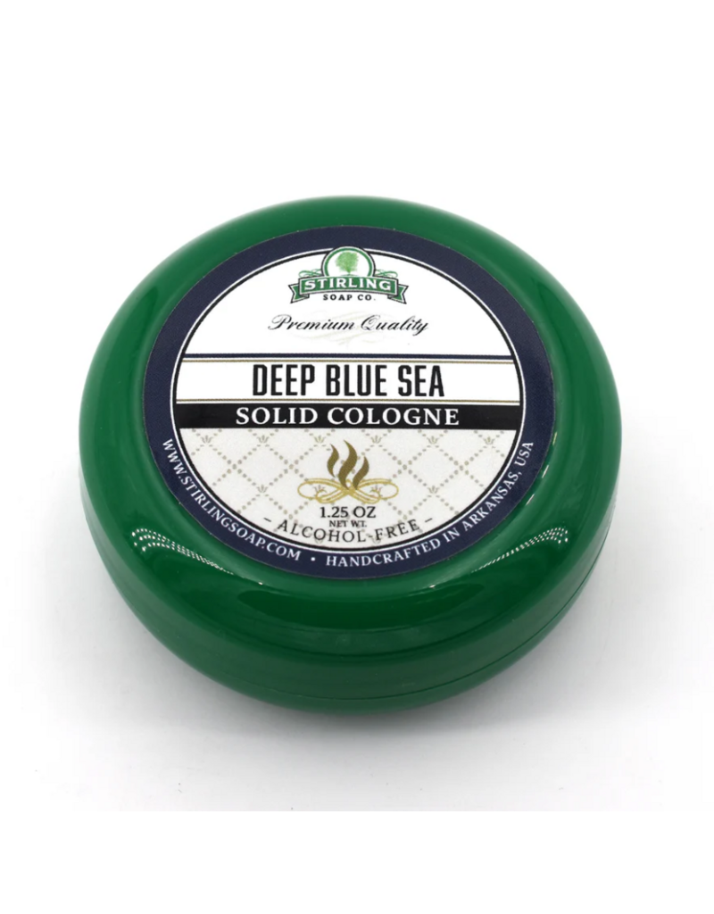 Stirling Soap Co. Stirling Solid Cologne | Deep Blue Sea