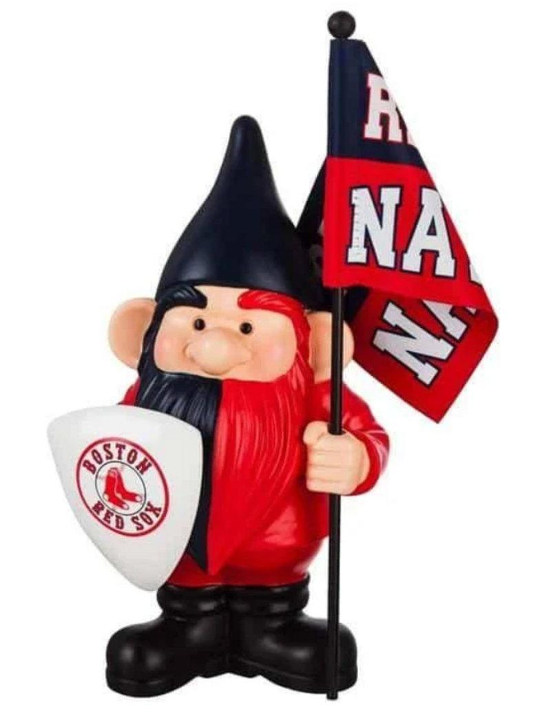 Flag Holder Gnome | Boston Red Sox