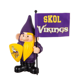 Flag Holder Gnome | Minnesota Vikings
