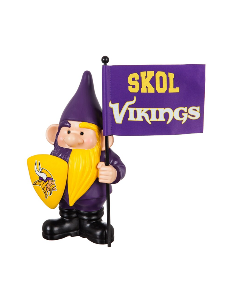 Flag Holder Gnome | Minnesota Vikings