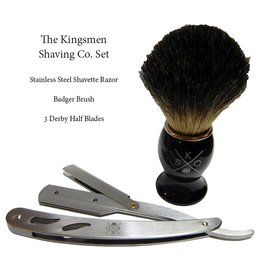 Kingsmen Razor & Brush Set