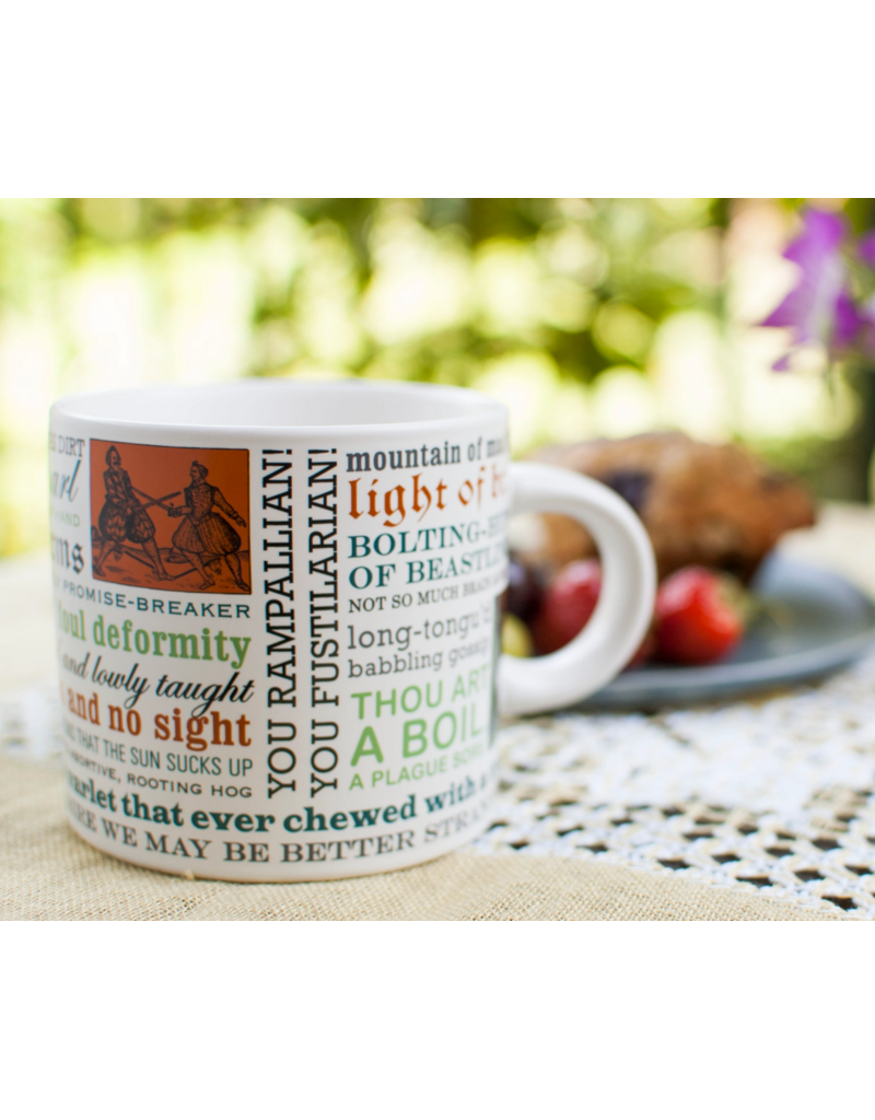 Unemployed Philosophers Guild Shakespearean Insults Mug