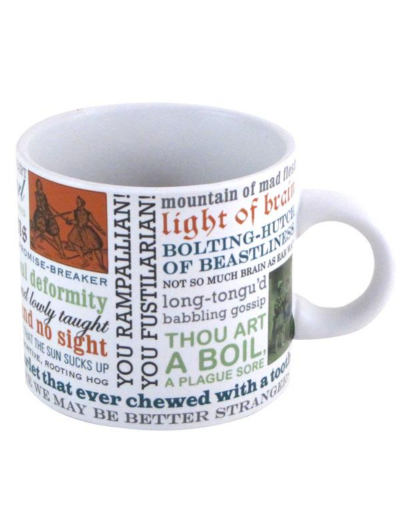 Unemployed Philosophers Guild Shakespearean Insults Mug