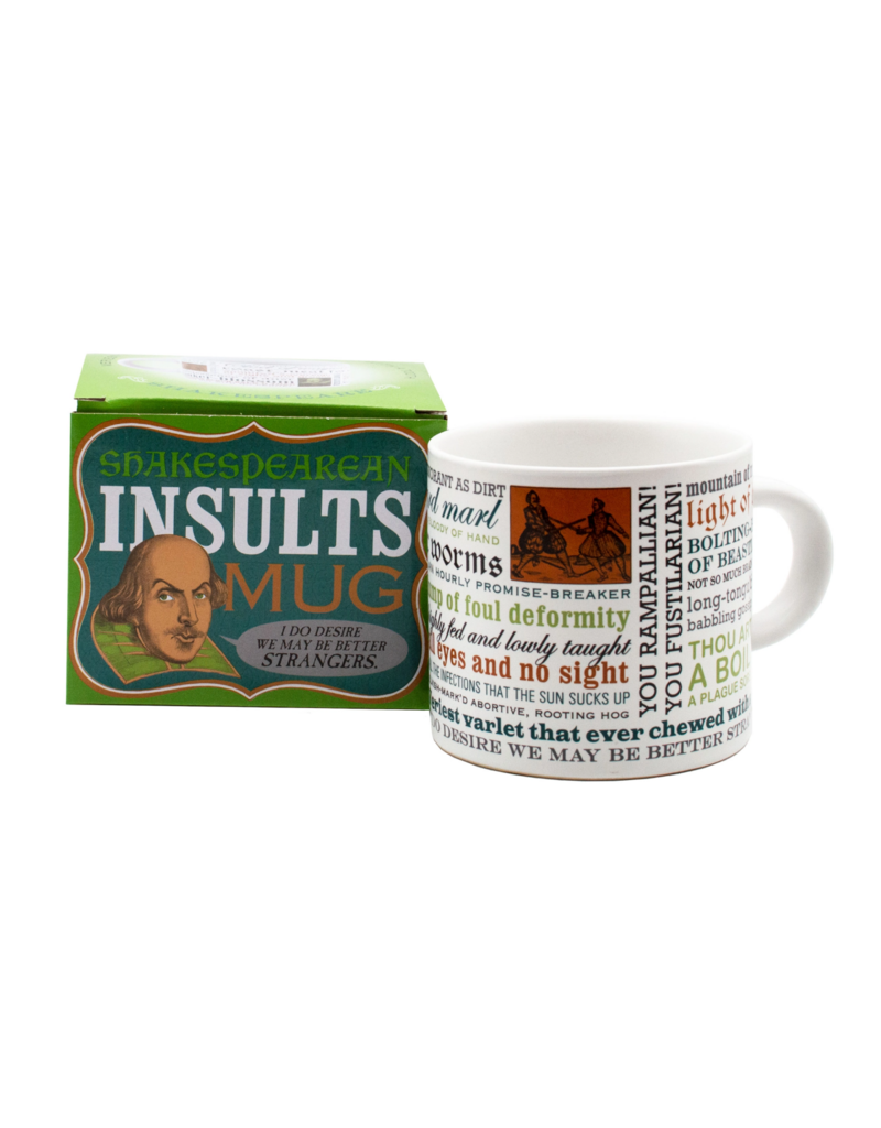 Unemployed Philosophers Guild Shakespearean Insults Mug