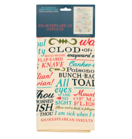 Unemployed Philosophers Guild Tea Towel | Shakespearean Insults