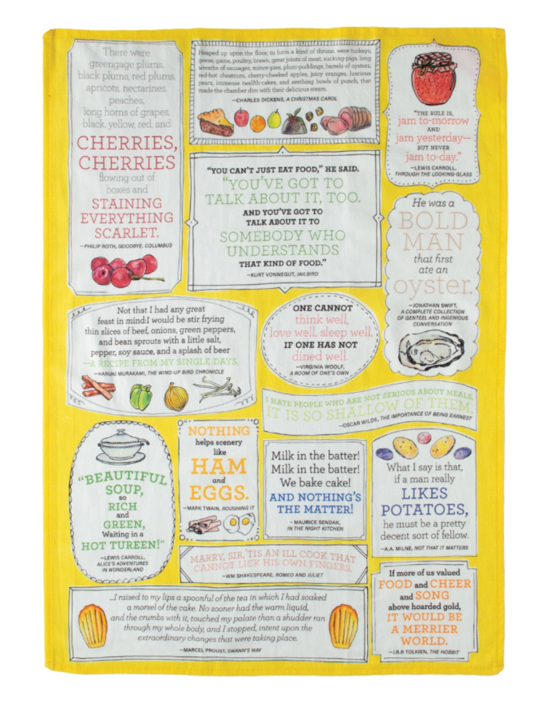 Unemployed Philosophers Guild Tea Towel | Literary Tastes